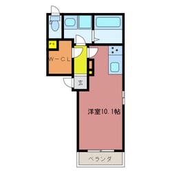 新正駅 徒歩7分 1階の物件間取画像